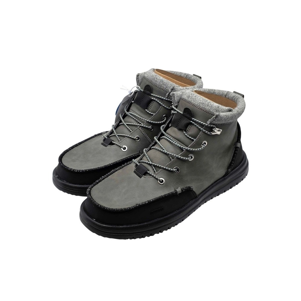 Hey Dude Bradley Classic Tumbled Hiking Boots Men's Size 13 Granite Grey NWT